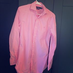 Size 14.5 Polo button down slim fit